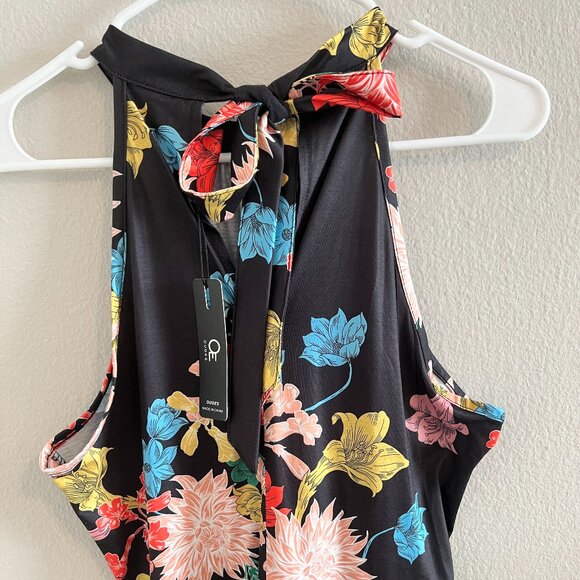 Ouges Halter Neck Floral Summer Casual Sundress - Sz L (NWT) - Picture 3 of 5